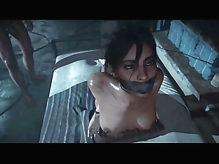 They break Sheva's vagina in the warehouse as a form of payment