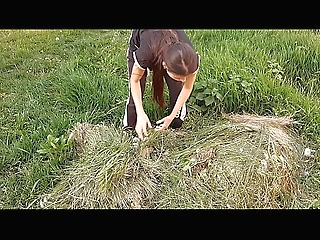 I jerked off my neighbor's pussy in the village, and she licked my pussy - Lesbian Illusion Girls