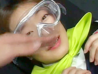 Naughty Masked Girl gets steamy with hot cum shot in Tokyo Nips